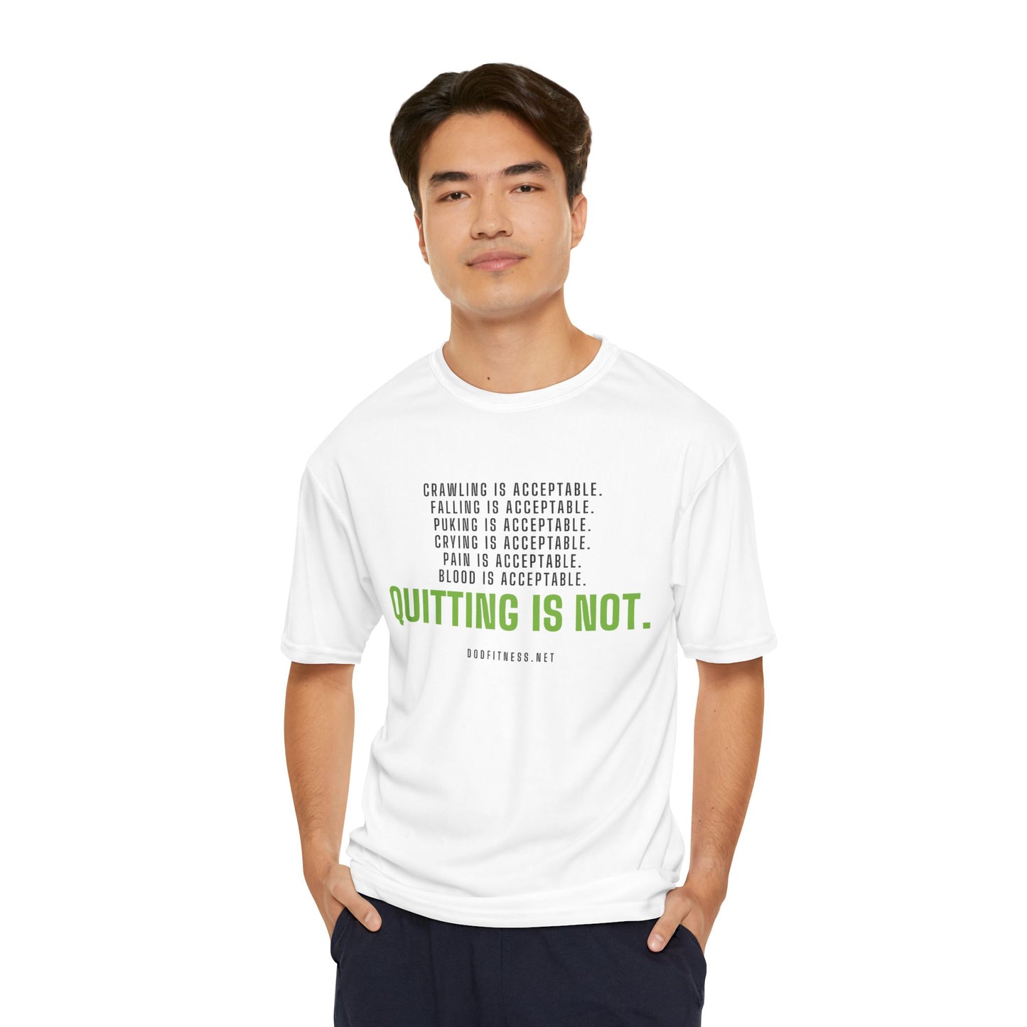 DoD Fitness - Quitting Is Not Moisture Wicking