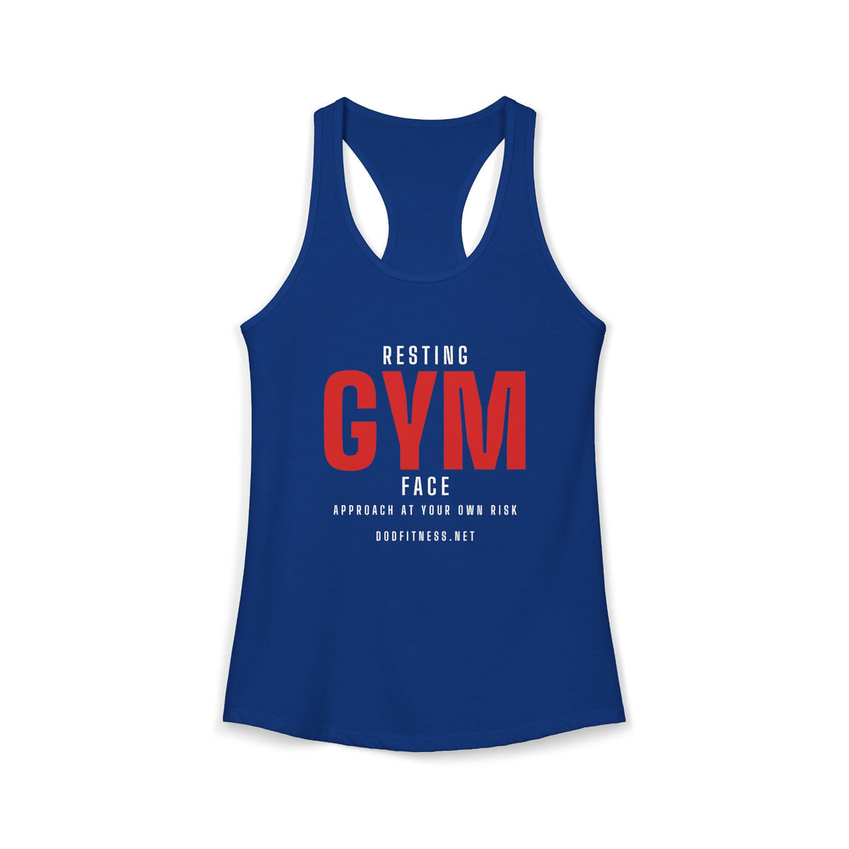 DoD Fitness - Resting Gym Face Women's Tank