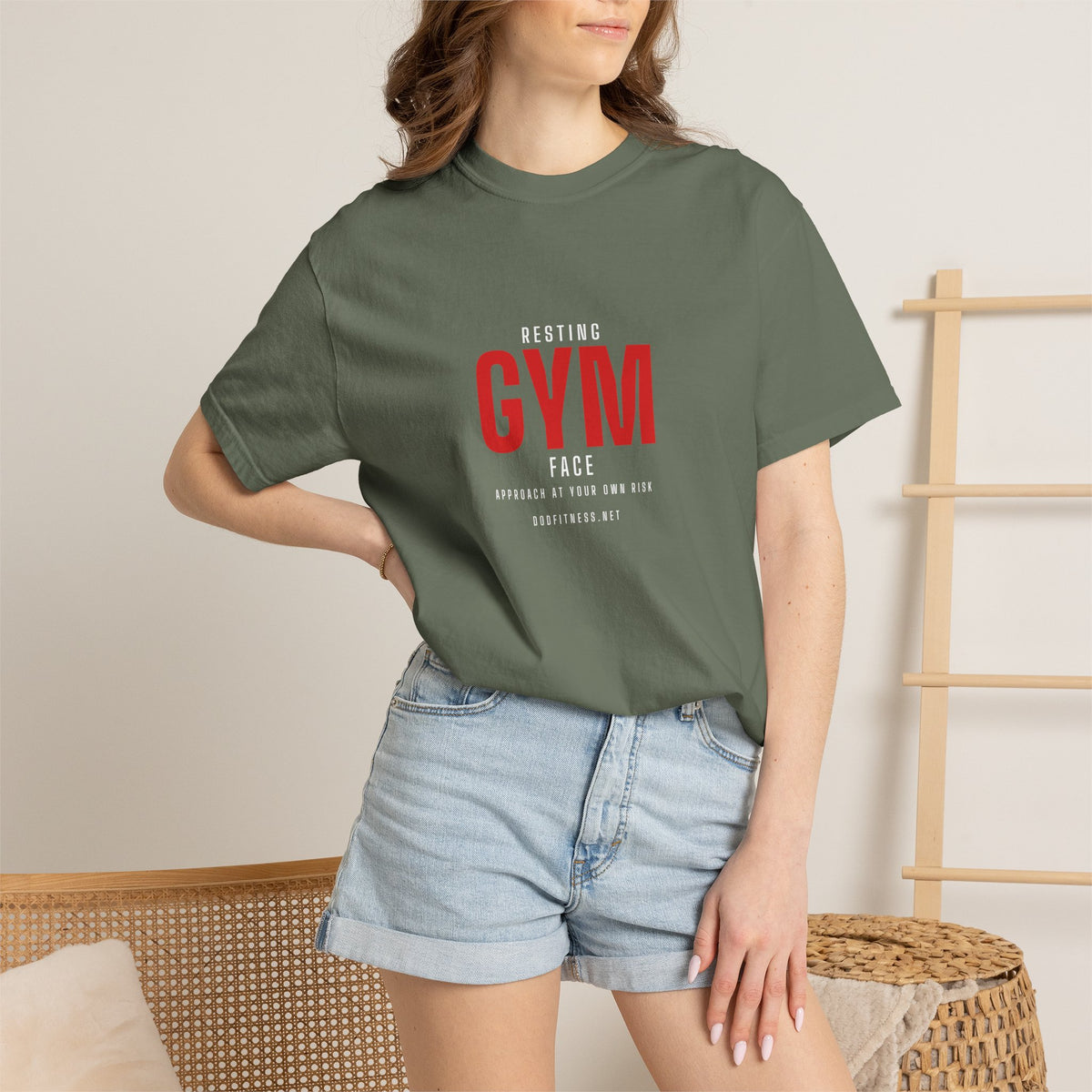 DoD Fitness - Resting Gym Face Men's Tee
