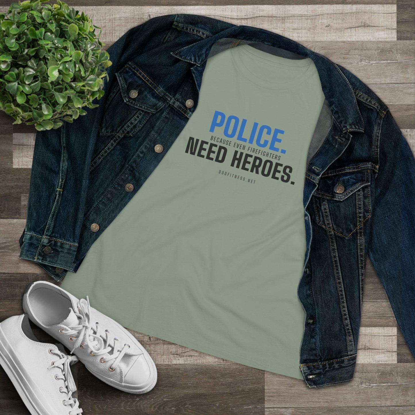 DoD Fitness - Police Need Heroes Women's Tee
