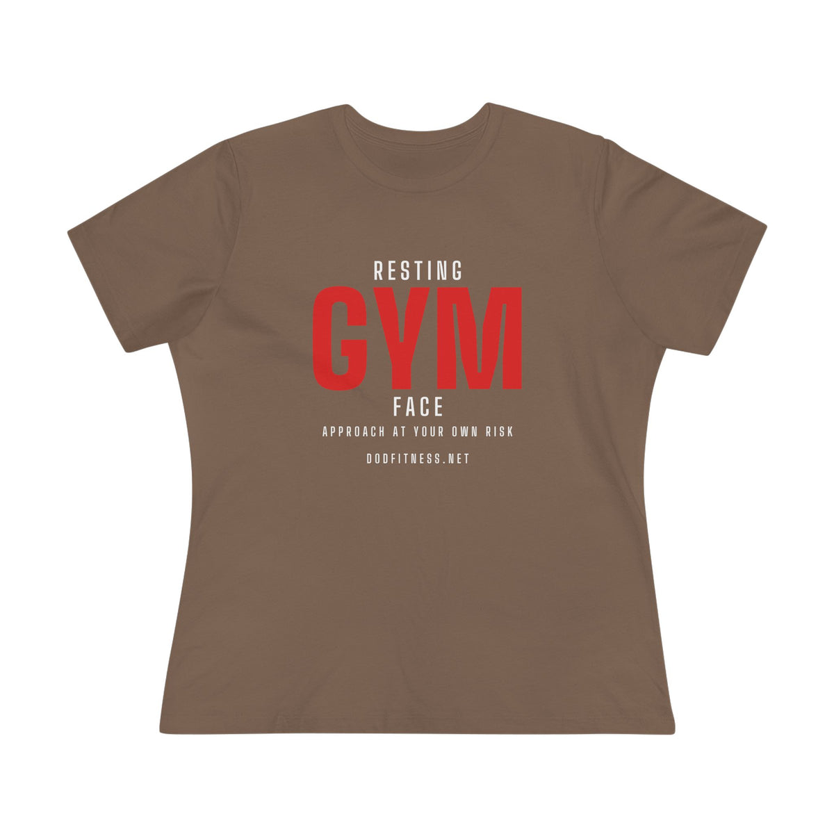 DoD Fitness - Resting Gym Face Women's Tee