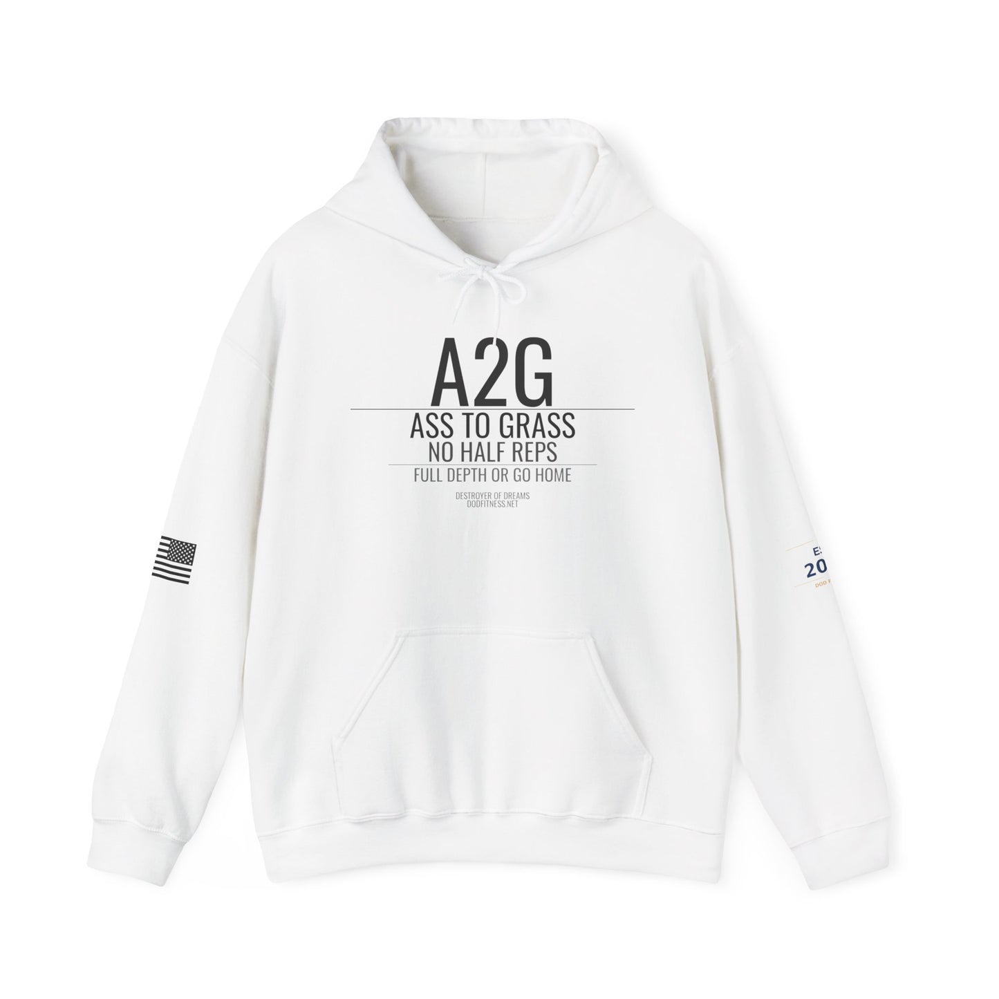 DoD Fitness - A2G - No Half Reps Hoodie