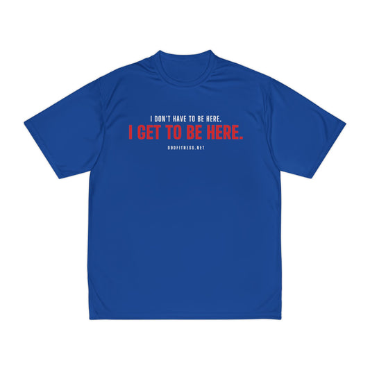 Have Get performance tee in Royal - funny gym shirt by DoD Fitness
