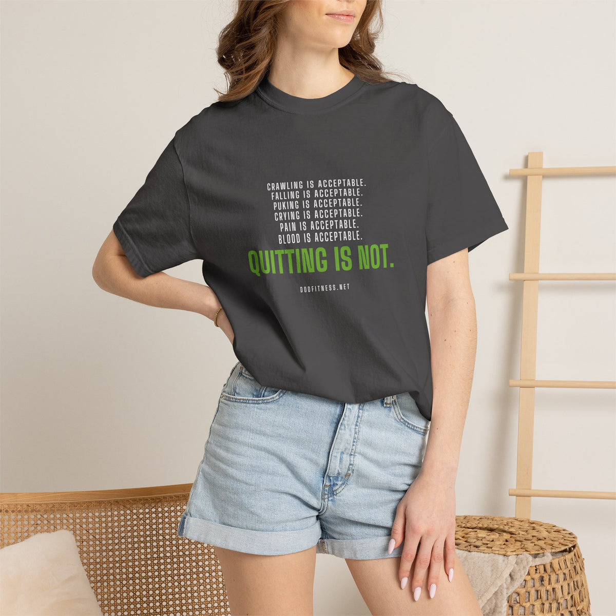 DoD Fitness - Quitting Is Not Men's Tee
