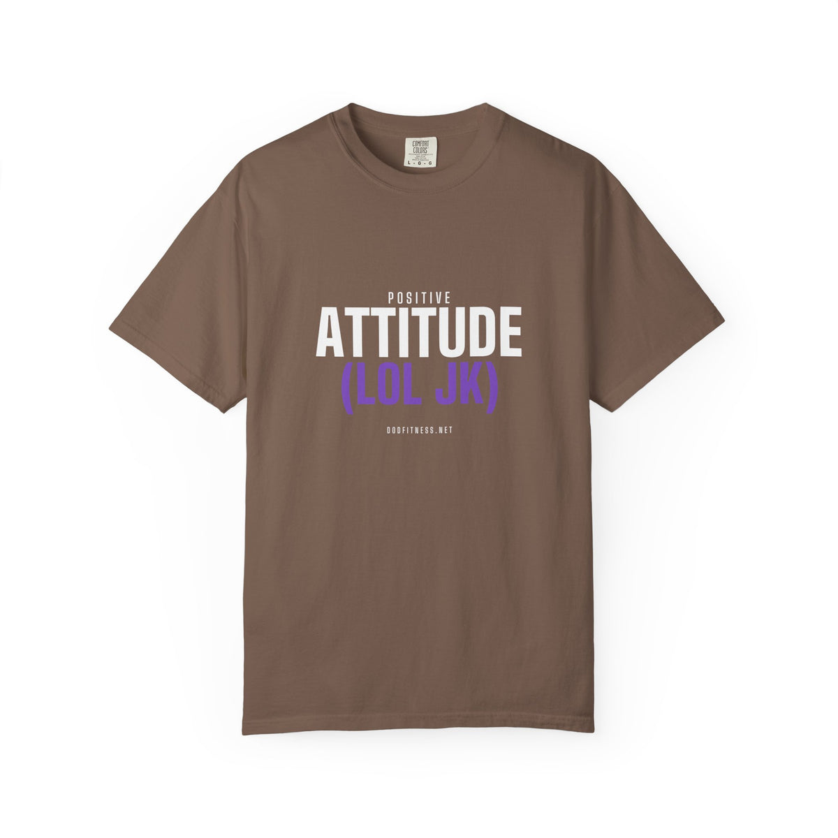 Attitude men's tee - funny gym shirt by DoD Fitness