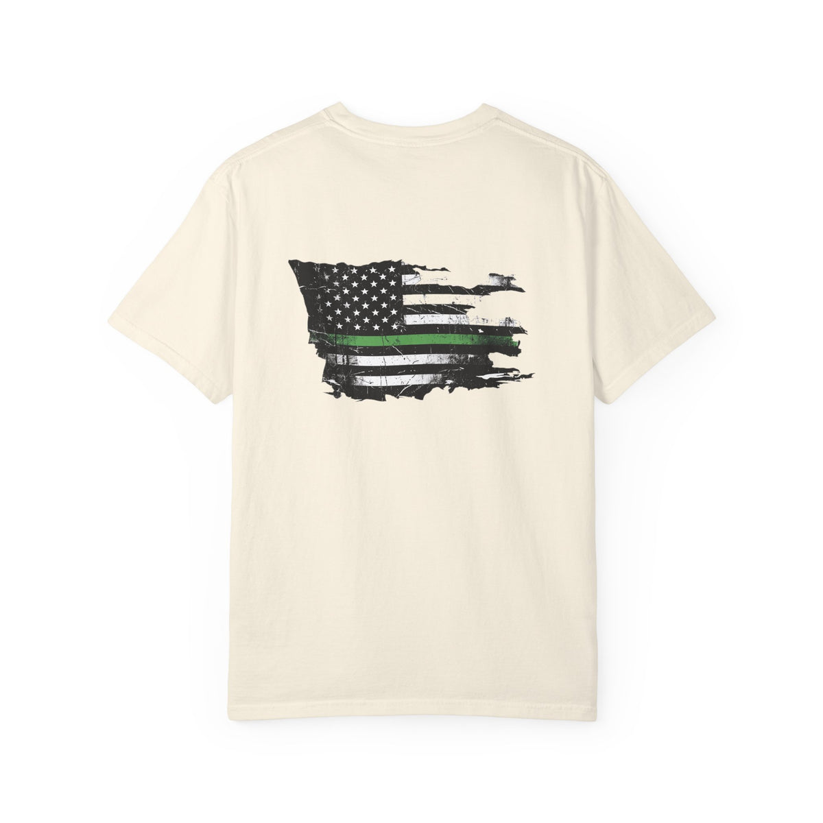 Thin Green Line men's tee - funny gym shirt by DoD Fitness