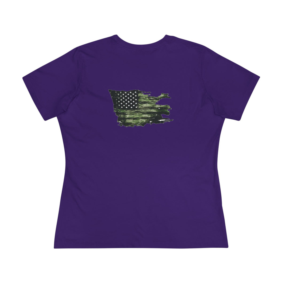 United We Serve - Military women's tee - funny gym shirt by DoD Fitness