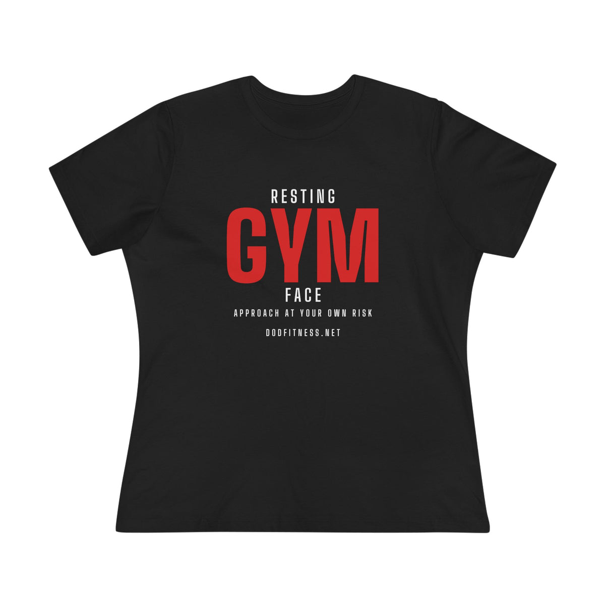 DoD Fitness - Resting Gym Face Women's Tee
