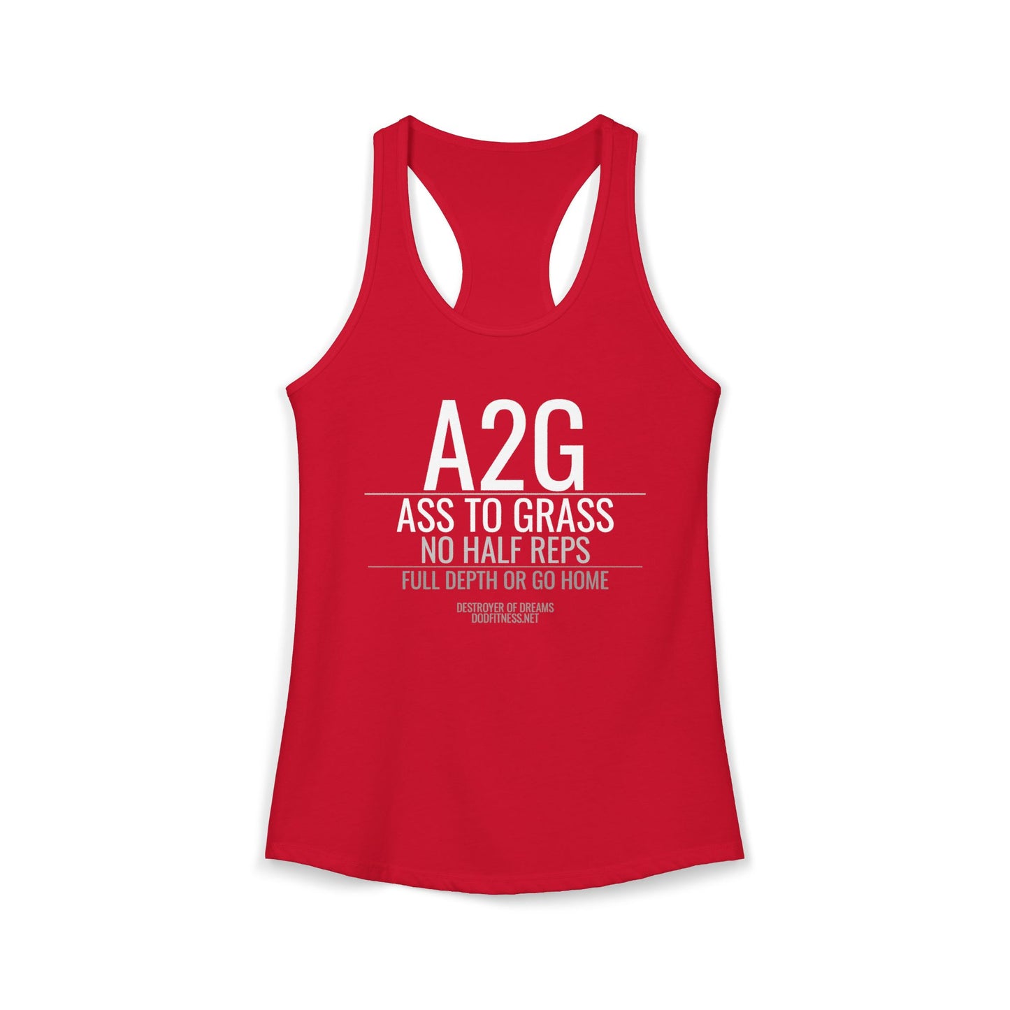 DoD Fitness - A2G - No Half Reps Women's Tank