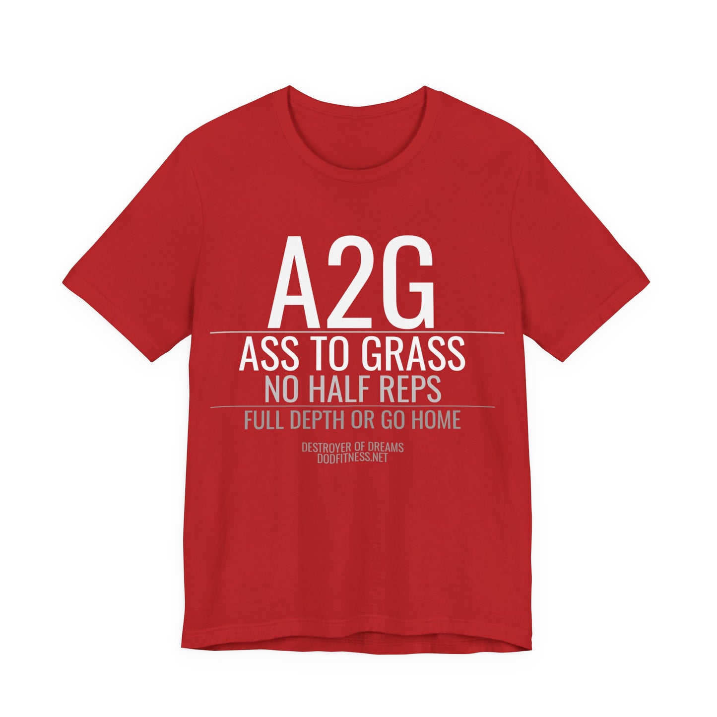 DoD Fitness - A2G - No Half Reps Men's Tee