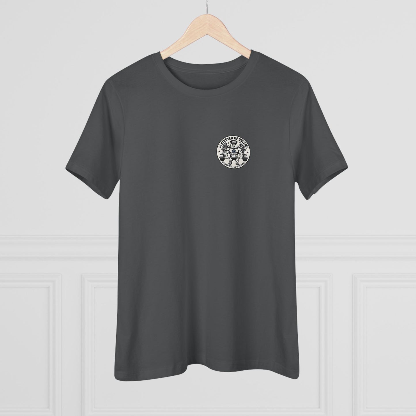 Thin Green Line women's tee - funny gym shirt by DoD Fitness