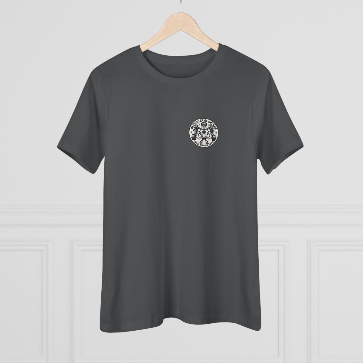Thin Green Line women's tee - funny gym shirt by DoD Fitness