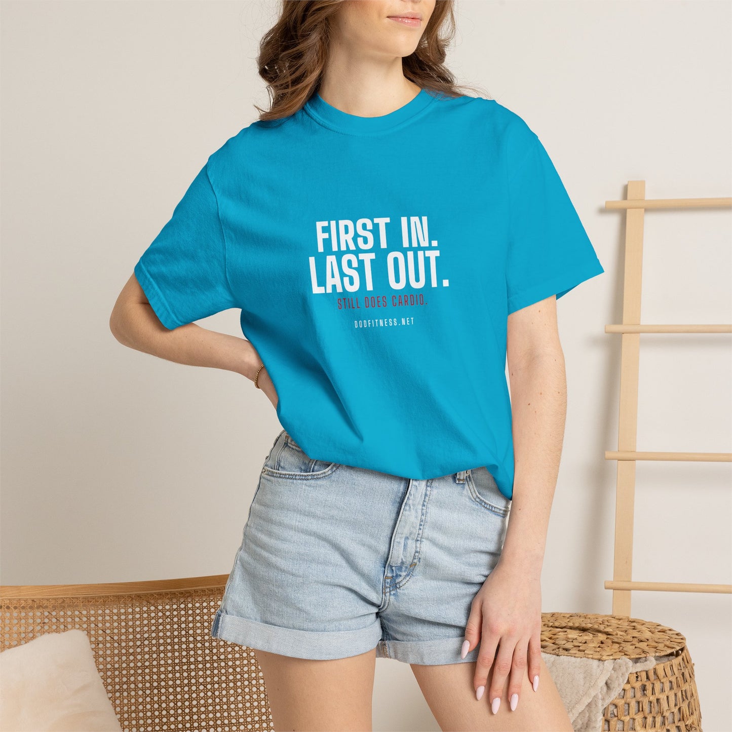 DoD Fitness - First In Last Out Men's Tee