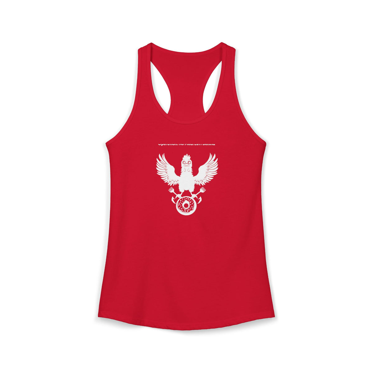 MEAL Team 6 - No Meal Left Behind women's racerback tank - funny gym tank by DoD Fitness