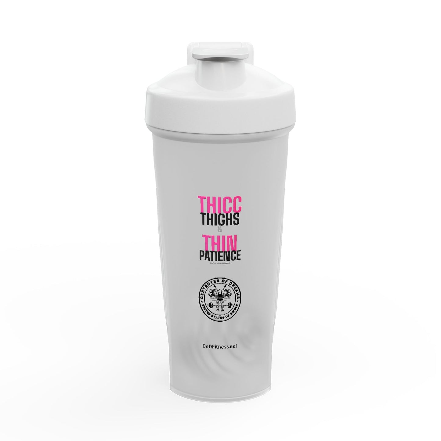 Thicc Thighs Protein Shaker Bottle – Fitness Gym Blender Bottle