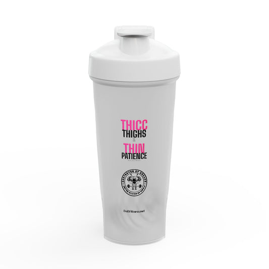 Thicc Thighs Protein Shaker Bottle – Fitness Gym Blender Bottle