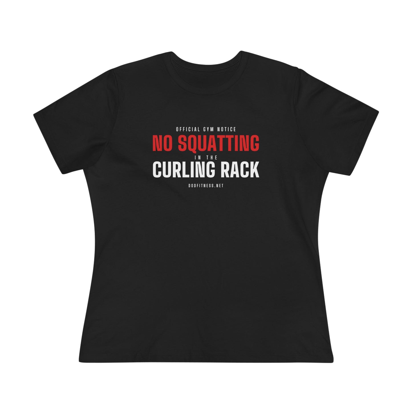 DoD Fitness - Curling Rack Women's Tee