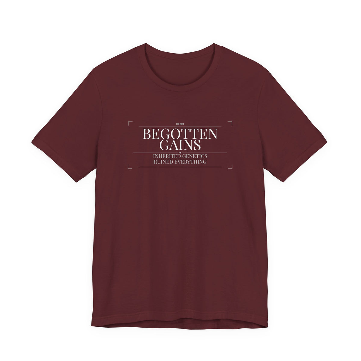 Begotten Gains - Iron Devotion men's tee - funny gym shirt by DoD Fitness