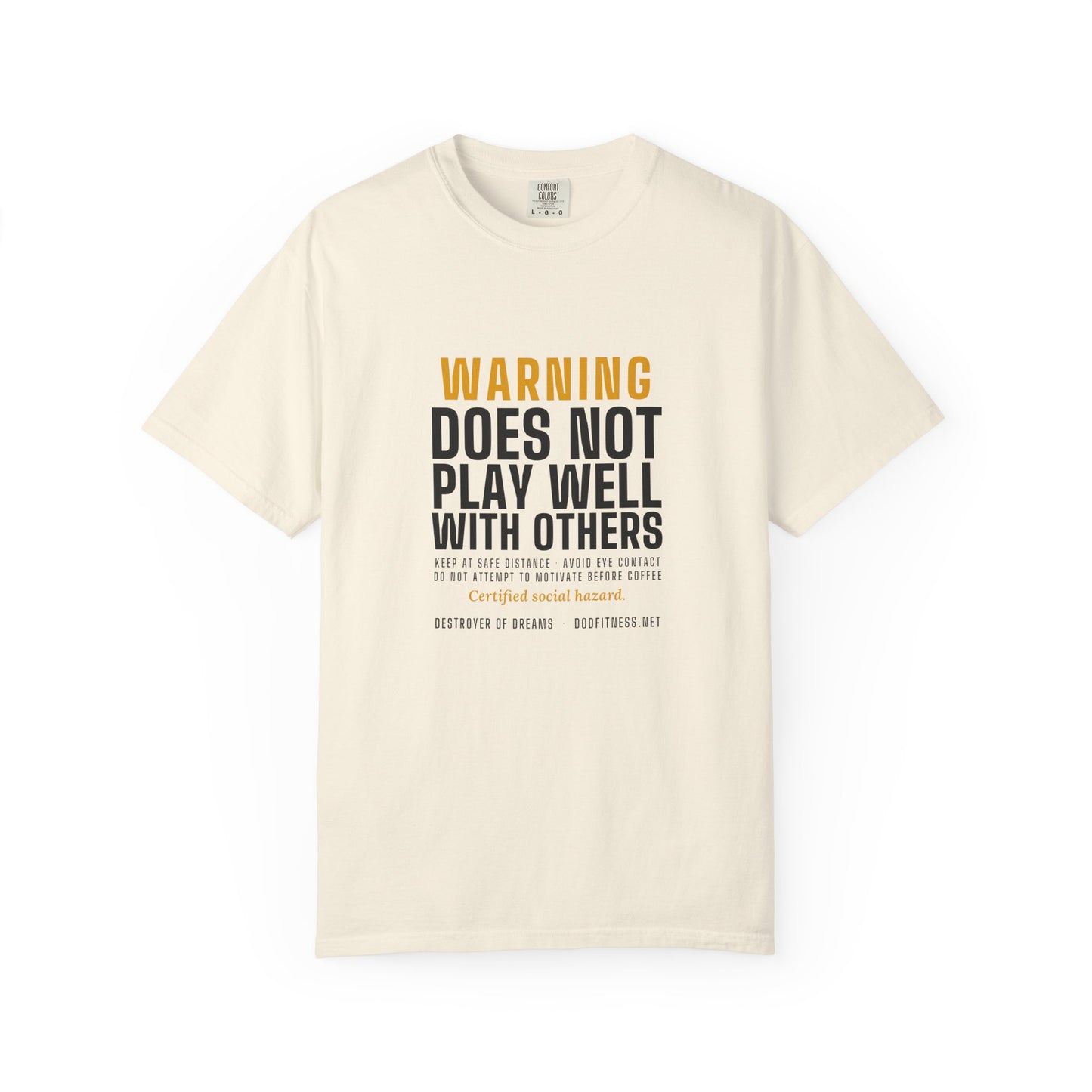 DoD Fitness - Warning Label Men's Tee
