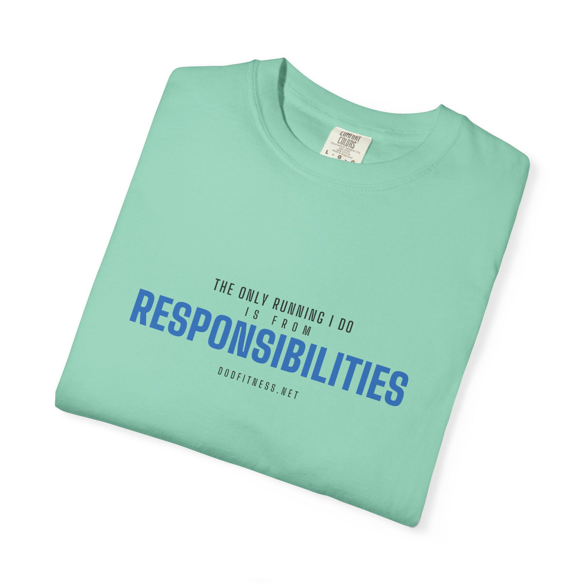 DoD Fitness - Running From Responsibilities Men's Tee
