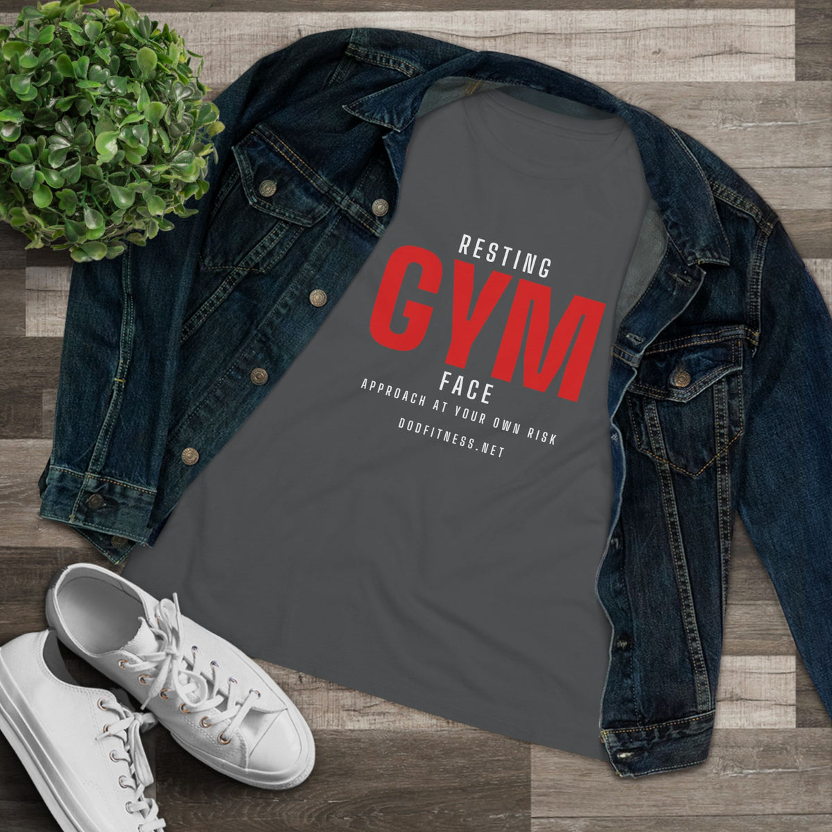 DoD Fitness - Resting Gym Face Women's Tee