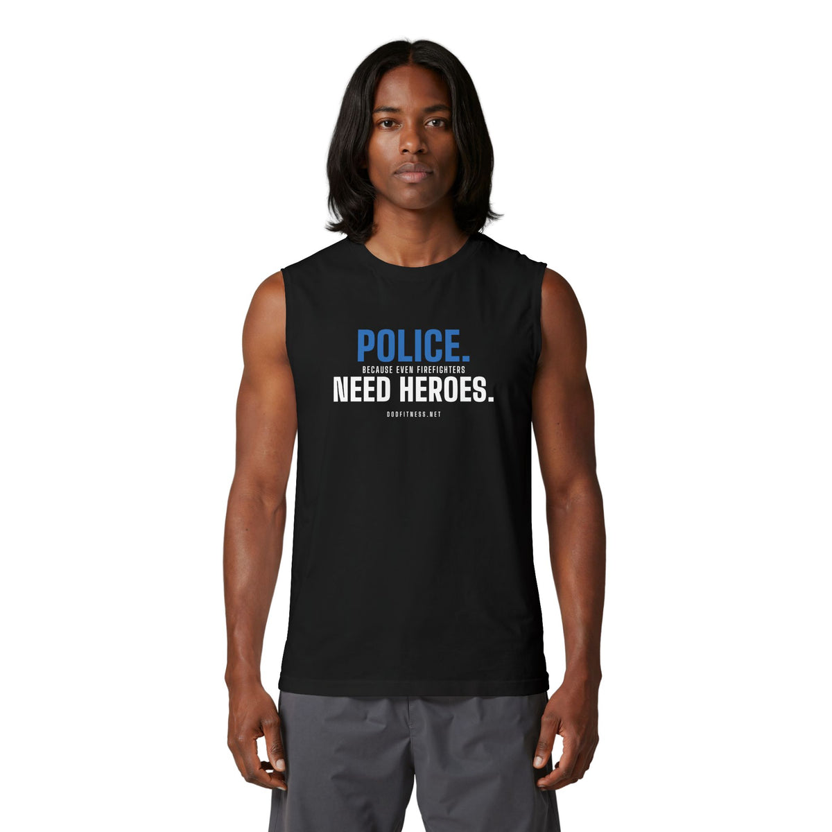 DoD Fitness - Police Need Heroes Stringer Tank