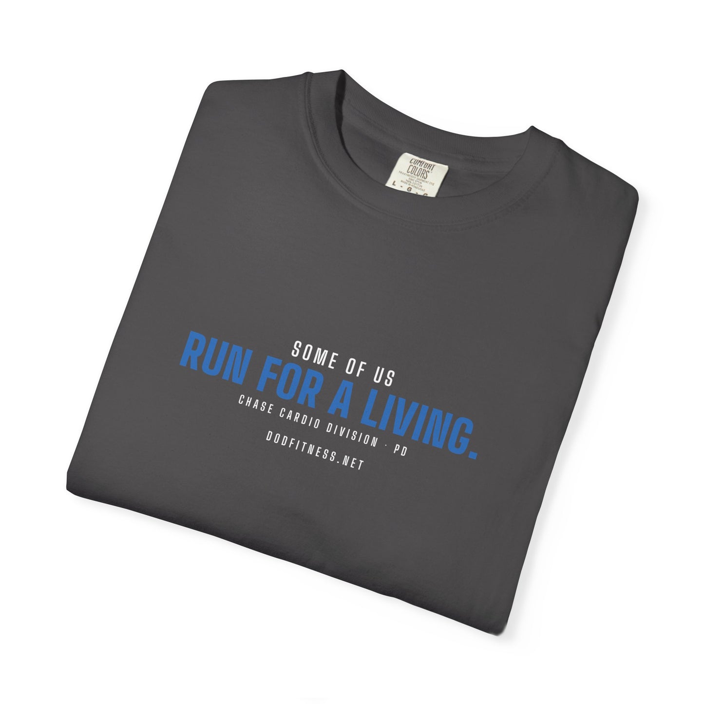 DoD Fitness - Run For A Living Men's Tee