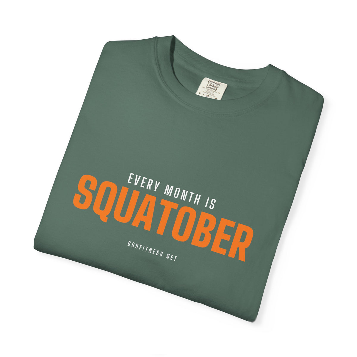Squatober men's tee - funny gym shirt by DoD Fitness
