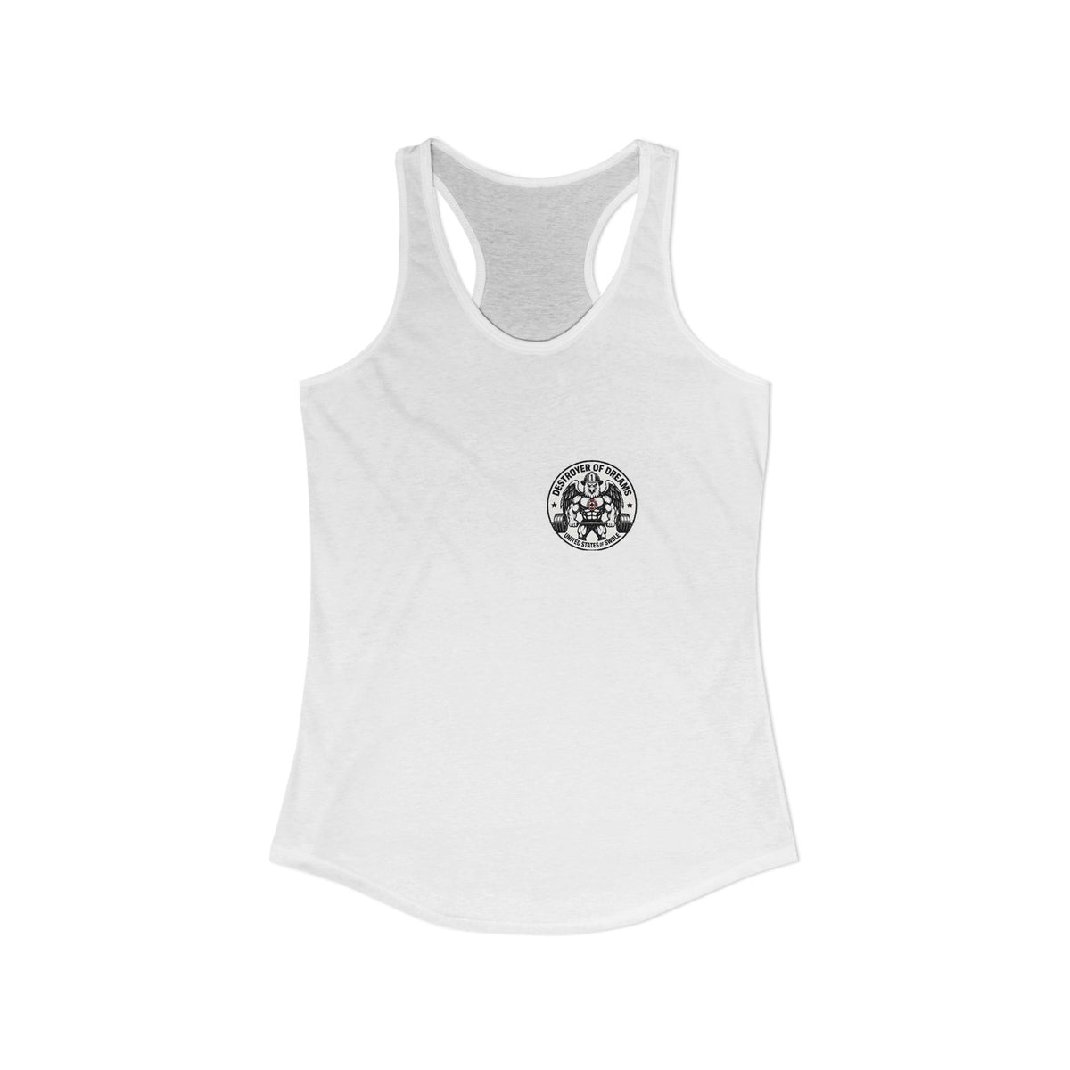 Thin Red Line women's tank - funny gym shirt by DoD Fitness