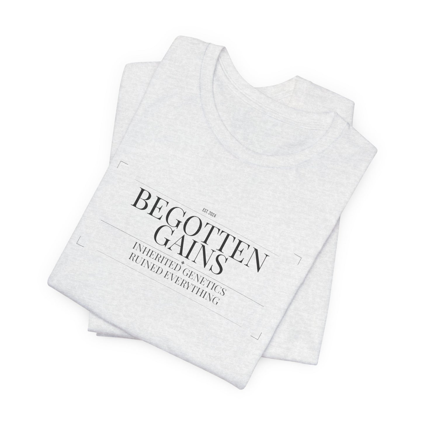 Begotten Gains - Iron Devotion men's tee - funny gym shirt by DoD Fitness
