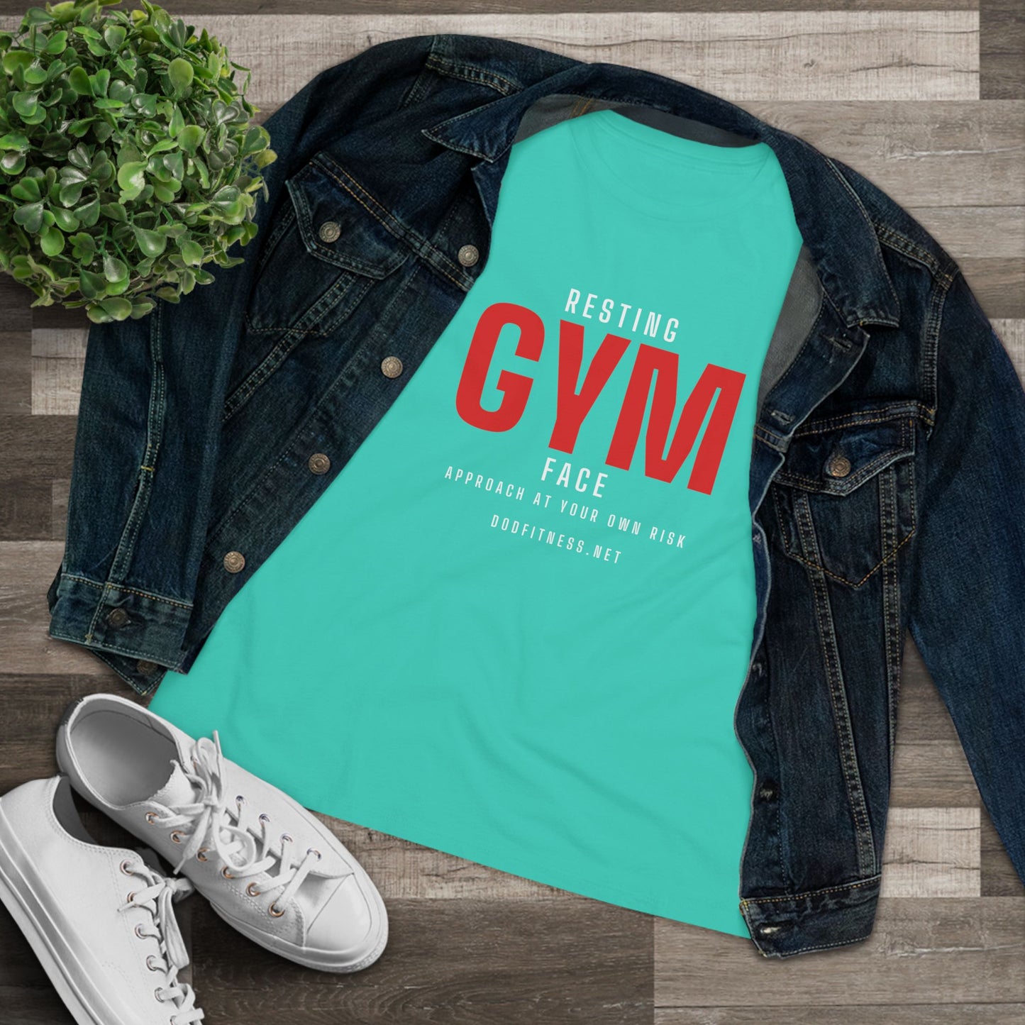 DoD Fitness - Resting Gym Face Women's Tee