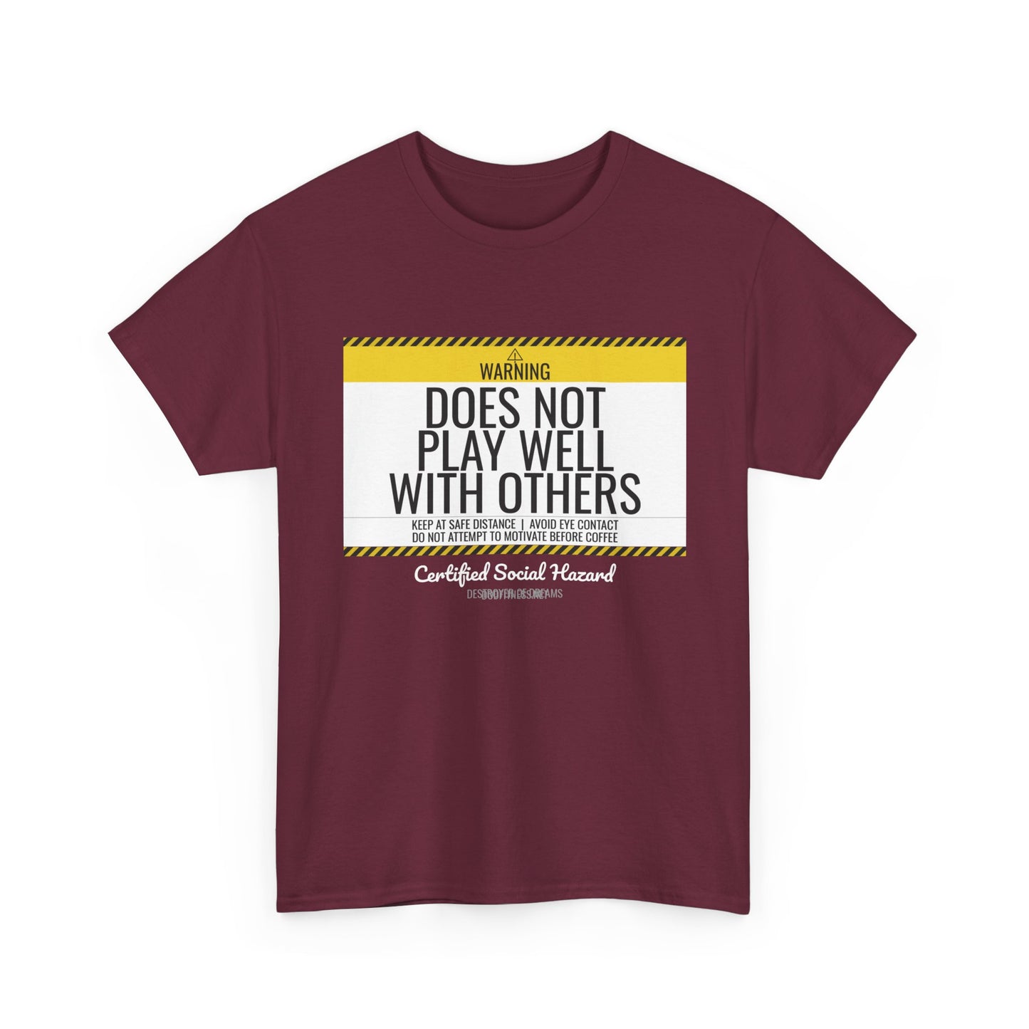 DoD Fitness - Warning Label Women's Tee