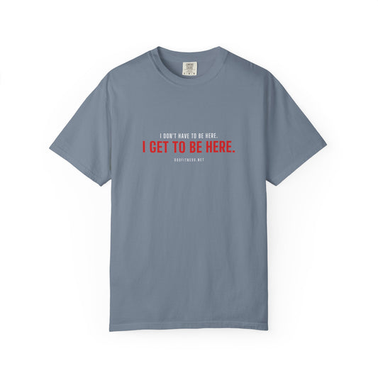 Have Get men's tee in Blue Jean - funny gym shirt by DoD Fitness