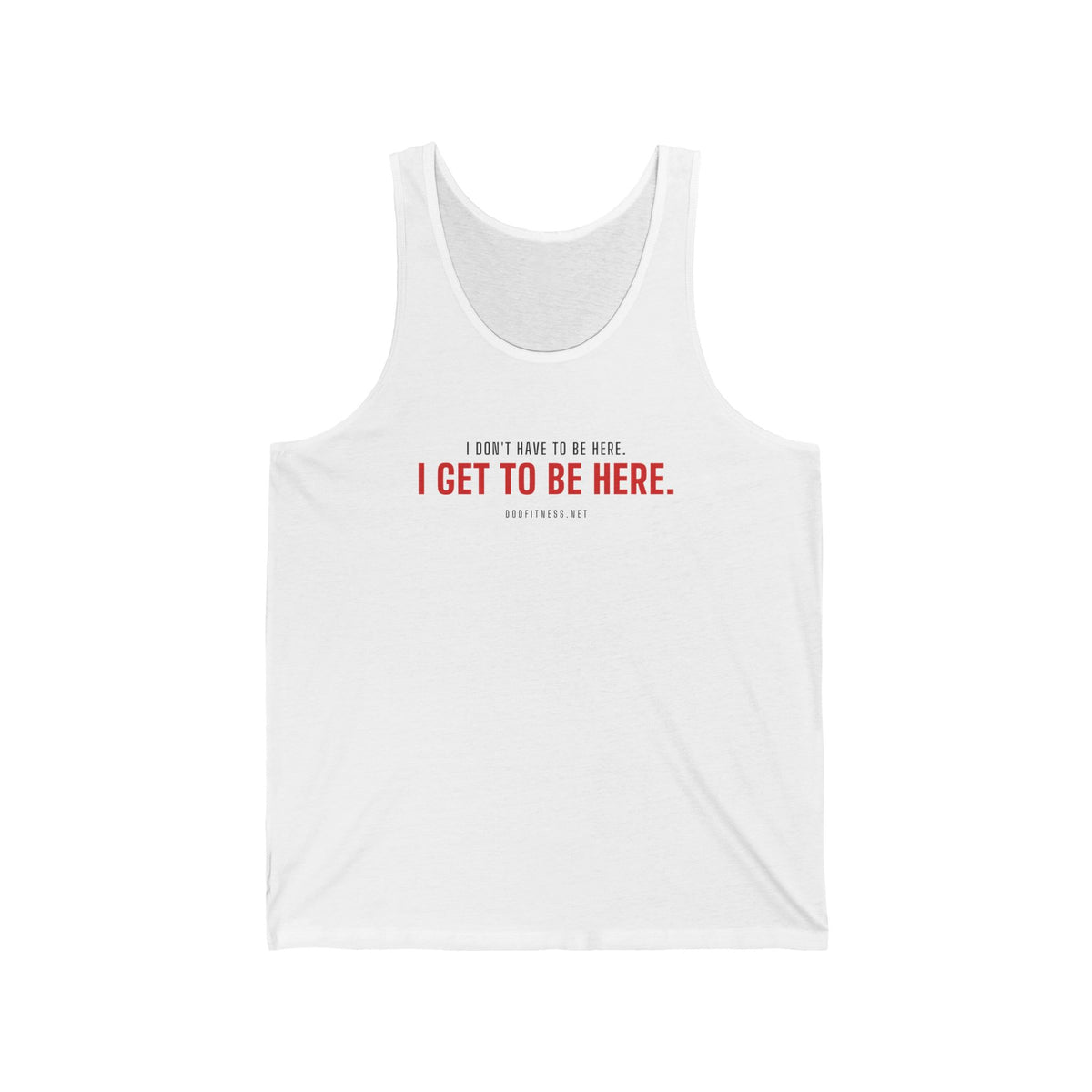 Have Get men's tank in White - funny gym tank by DoD Fitness