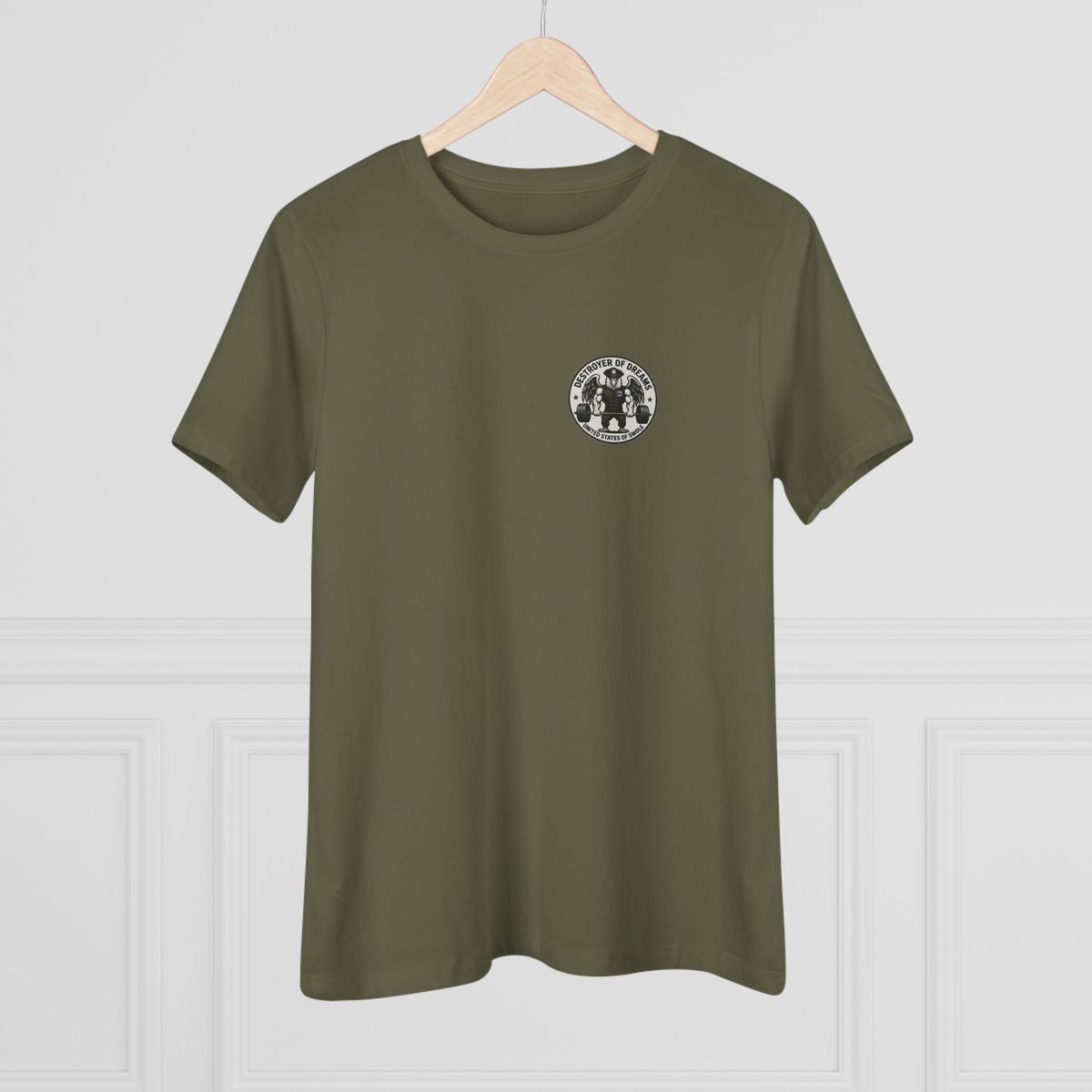 Thin Blue Line women's tee - funny gym shirt by DoD Fitness