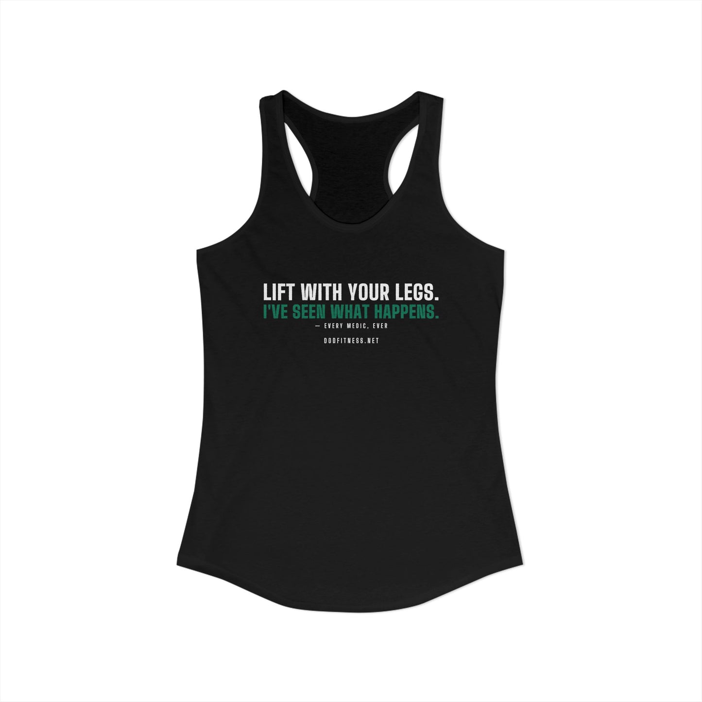 DoD Fitness - Lift With Your Legs Women's Tank