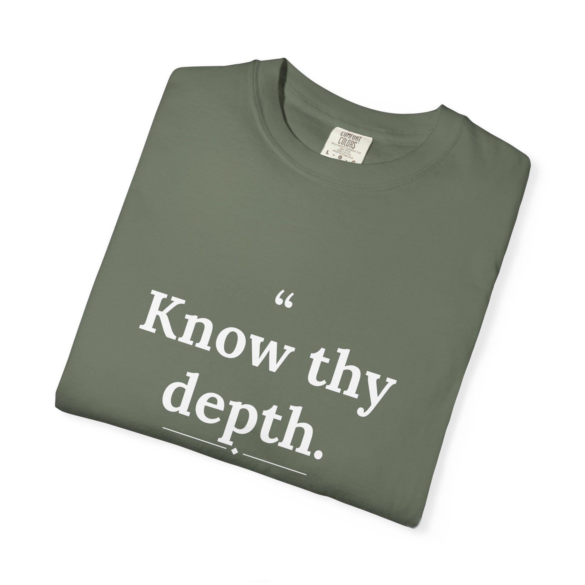 Assticles - Know Thy Depth men's tee - funny gym shirt by DoD Fitness