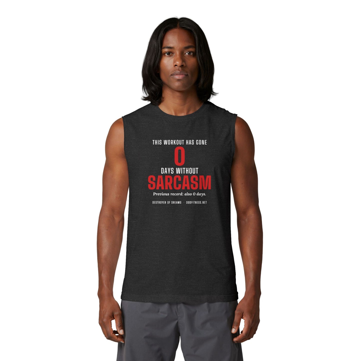 DoD Fitness - 0 Days Sarcasm Stringer Tank