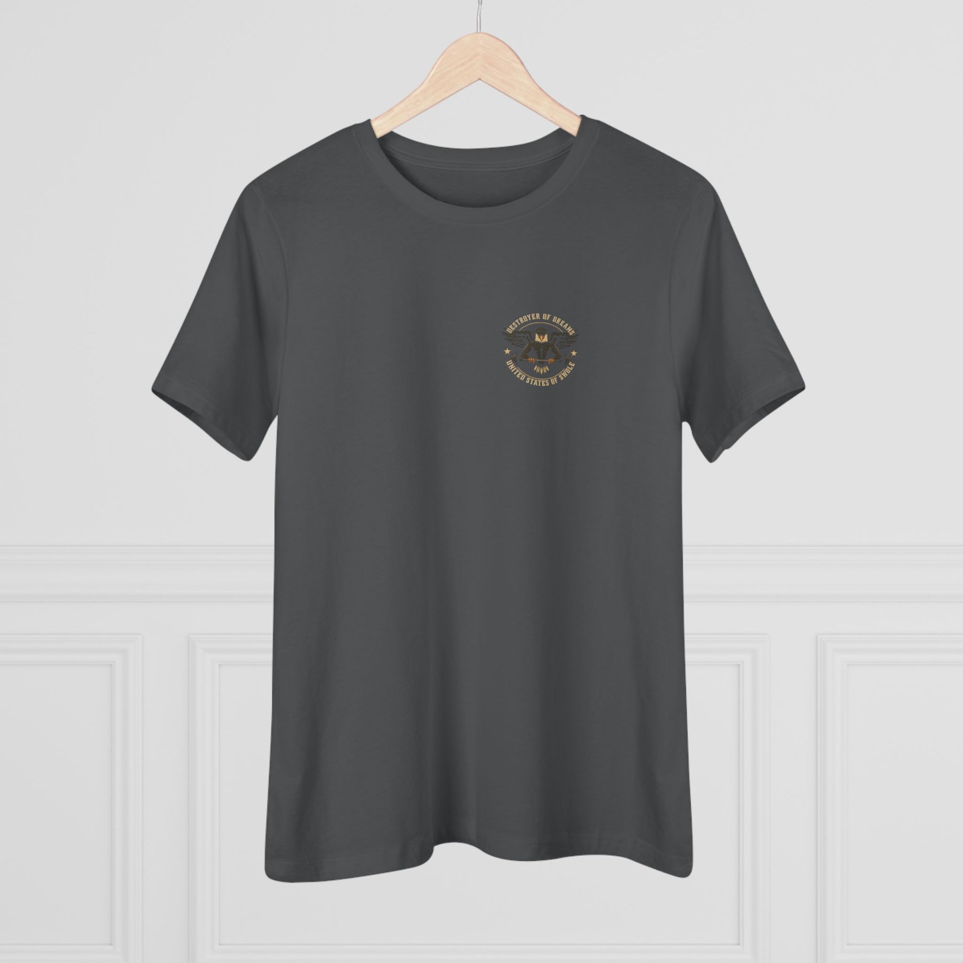 United We Serve - Military women's tee - funny gym shirt by DoD Fitness