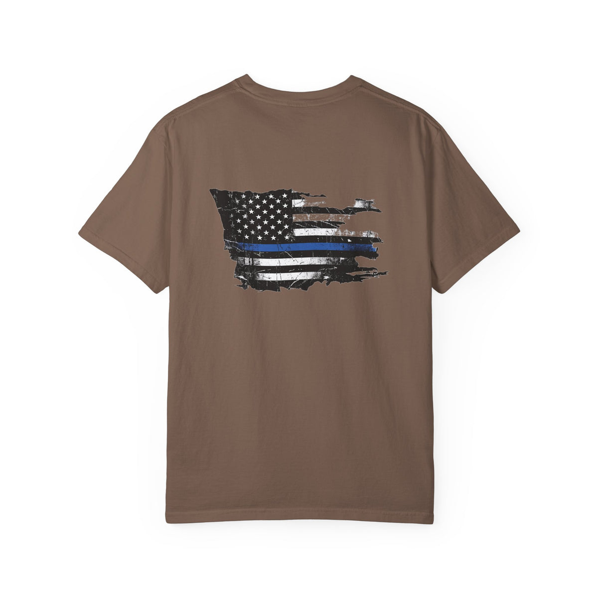 Thin Blue Line men's tee - funny gym shirt by DoD Fitness