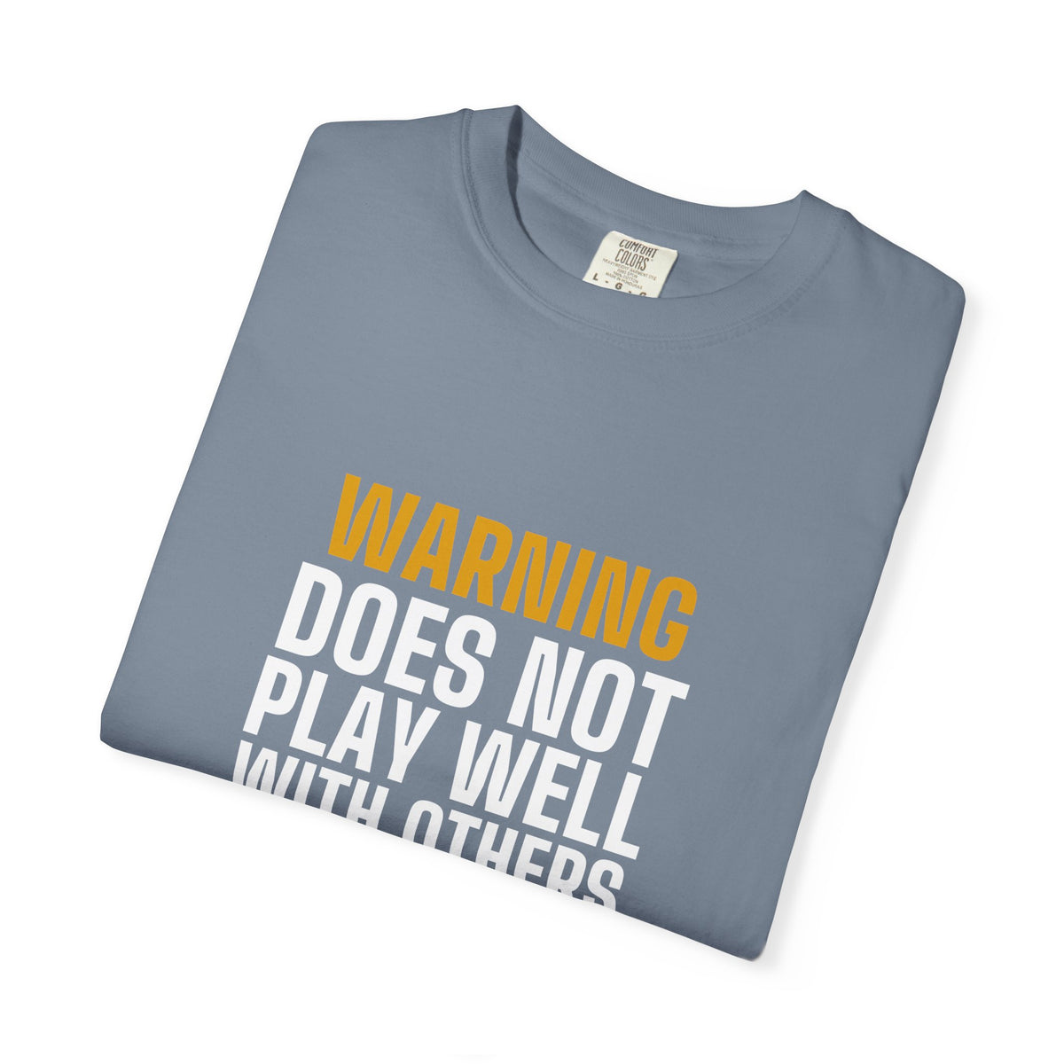 Warning Label men's tee - funny gym shirt by DoD Fitness