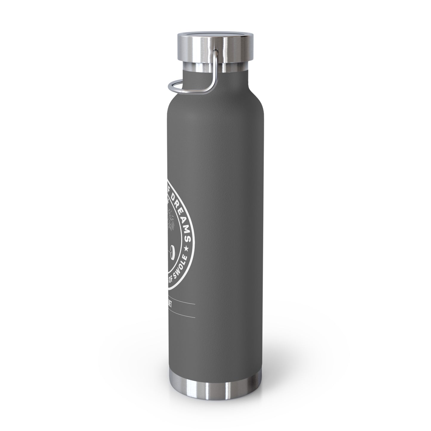 Fitness Logo Water Bottle — 22oz Copper Vacuum Insulated Sports Bottle