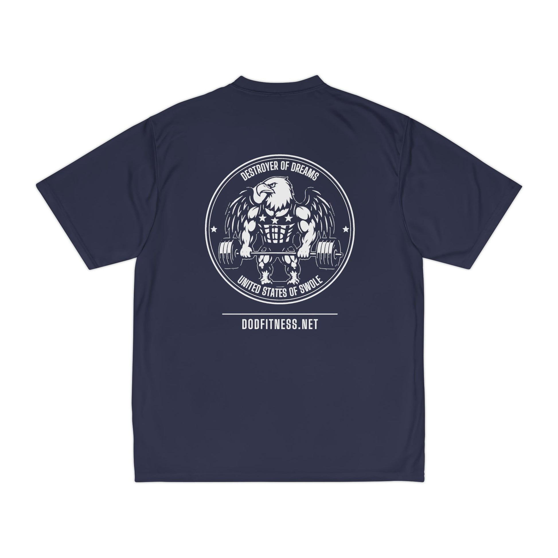 Assticles - The Unexamined Squat performance tee - funny gym shirt by DoD Fitness