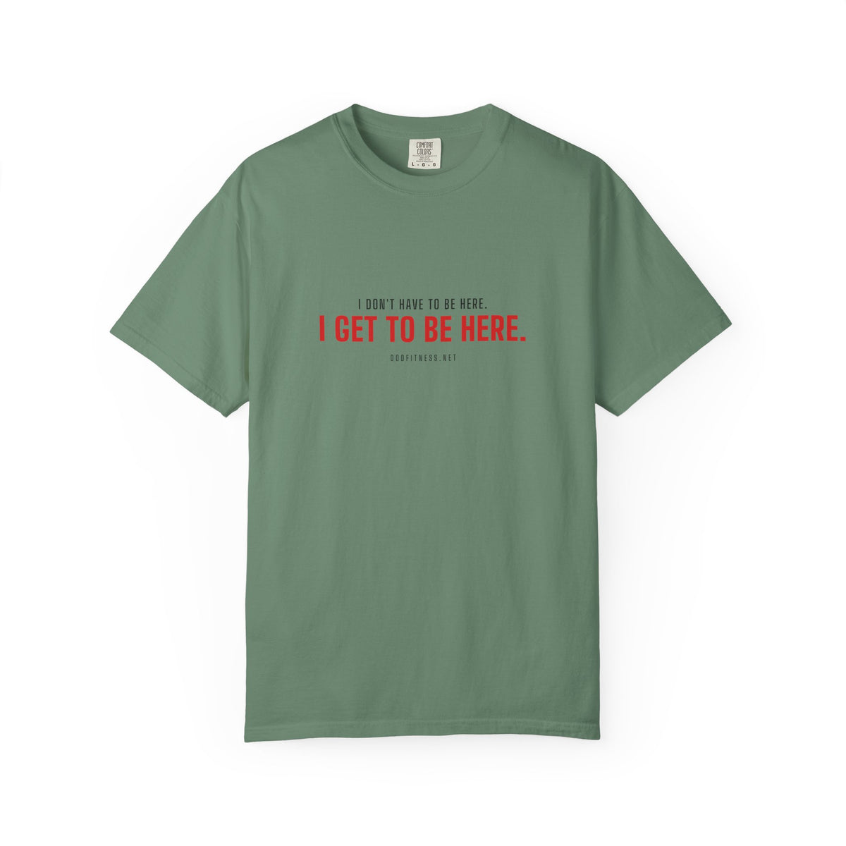Have Get men's tee in Moss - funny gym shirt by DoD Fitness