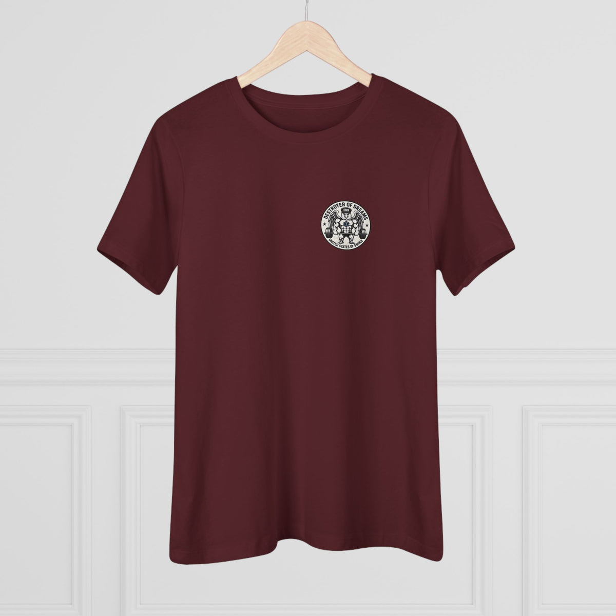 Thin Green Line women's tee - funny gym shirt by DoD Fitness