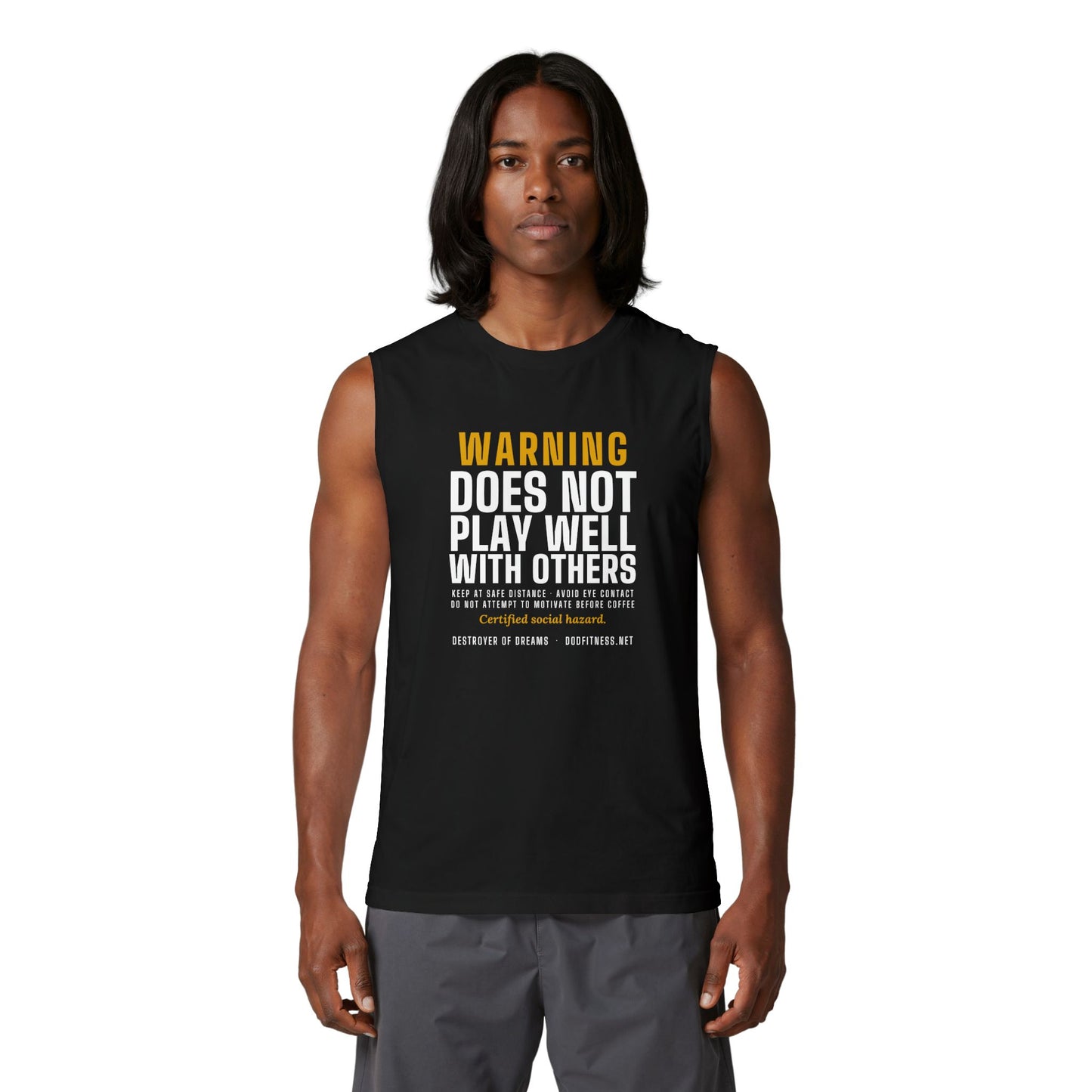 DoD Fitness - Warning Label Stringer Tank