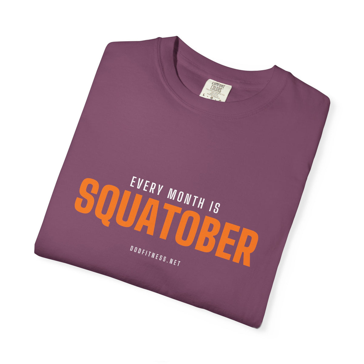 Squatober men's tee - funny gym shirt by DoD Fitness