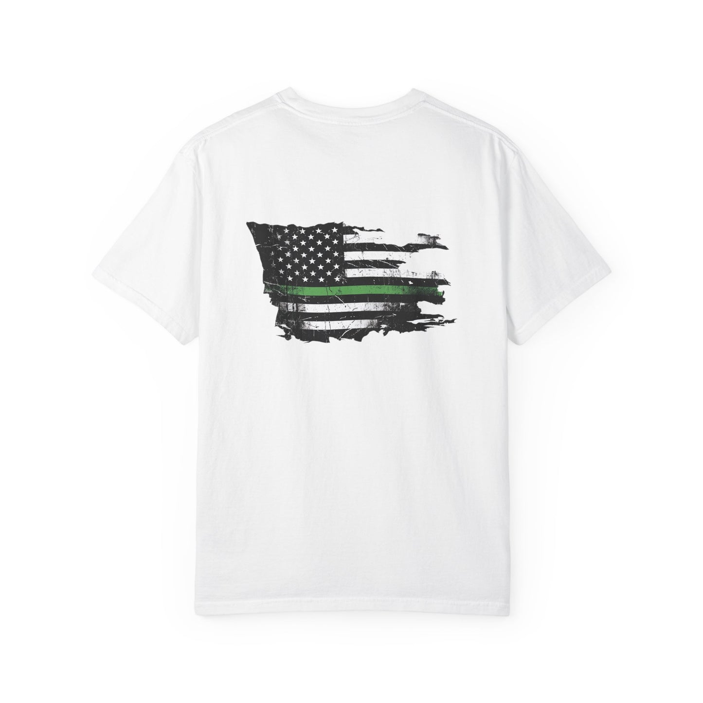 Thin Green Line men's tee - funny gym shirt by DoD Fitness