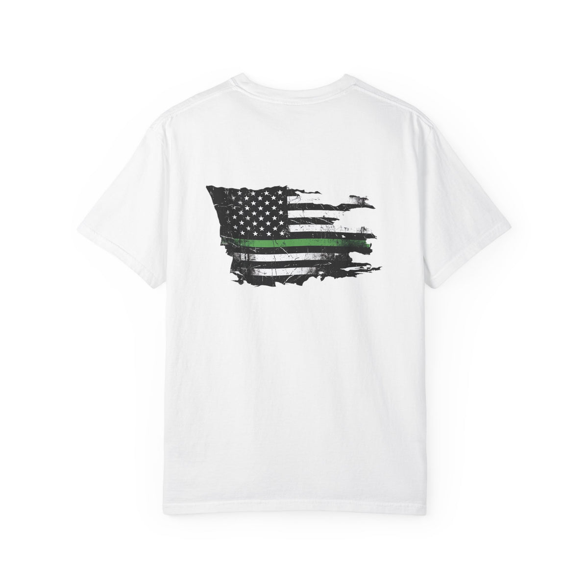 Thin Green Line men's tee - funny gym shirt by DoD Fitness
