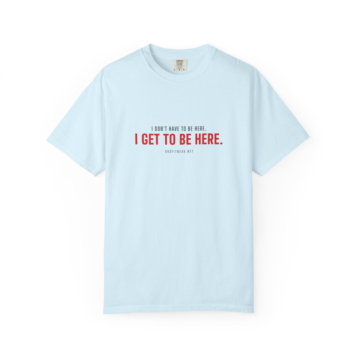 Have Get men's tee in Chambray - funny gym shirt by DoD Fitness